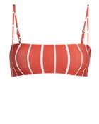 Same Swim Llc Same Swim Divine Bikini Top Rust/white S