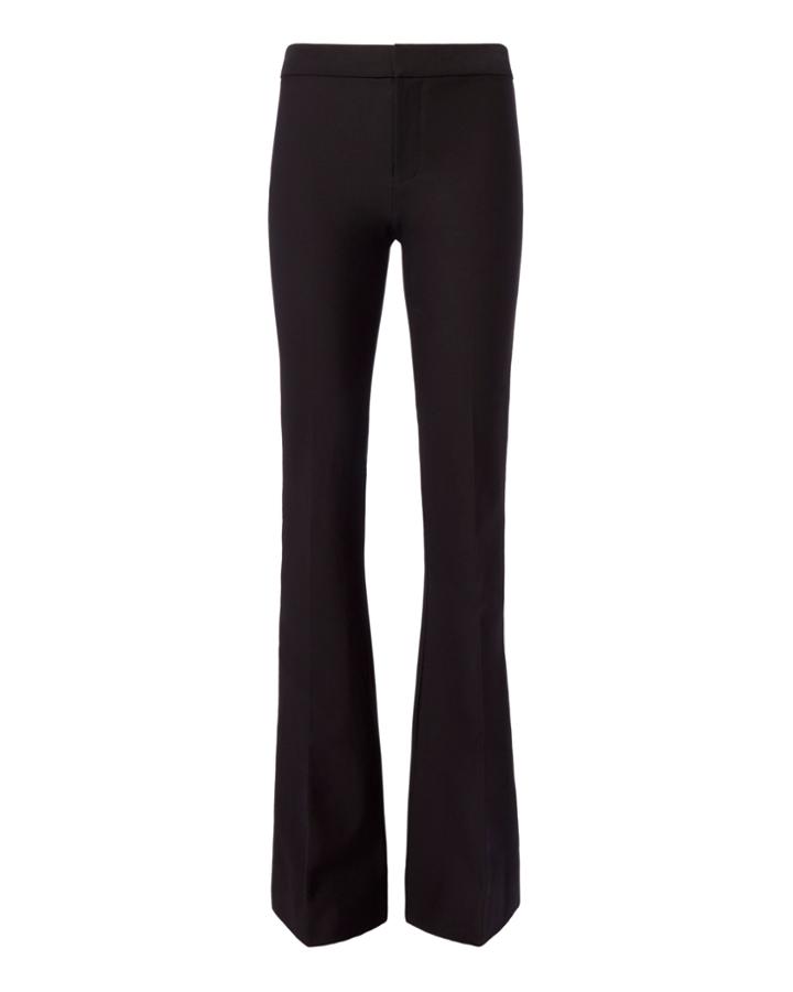 Derek Lam 10 Crosby Tuxedo Striped Black Flare Trousers Black 8