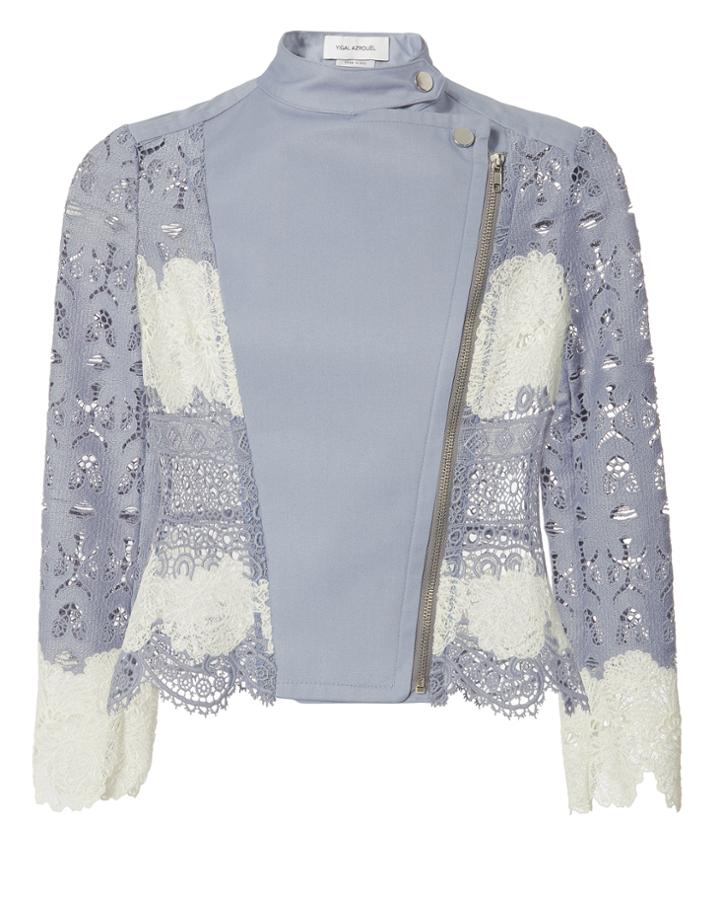 Yigal Azrouel Lace Moto Jacket