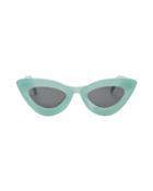 Grey Ant Iemall Green Cat Eye Sunglasses Green-lt 1size