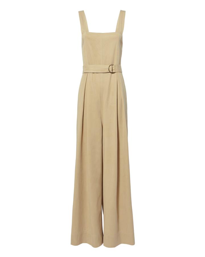 Ulla Johnson Weston Khaki Jumpsuit Beige 6