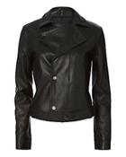 Helmut Lang Tie Leather Jacket