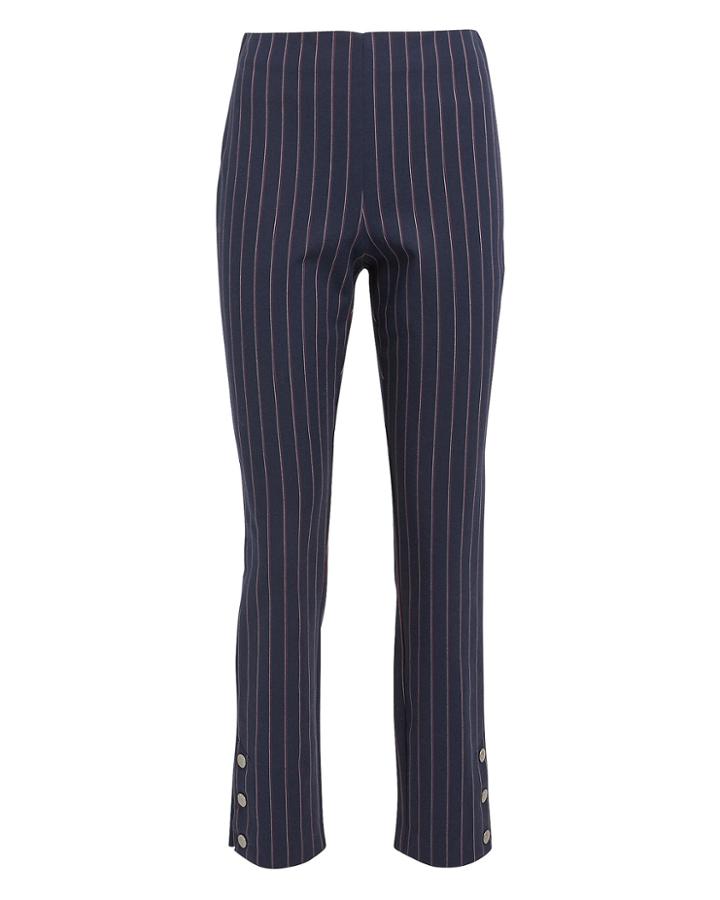 Rag And Bone Rag & Bone Simone Pinstriped Pants Navy/red 8
