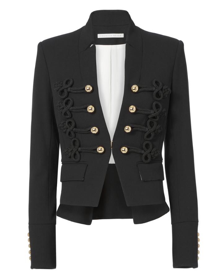 Veronica Beard June Band Jacket Black Zero