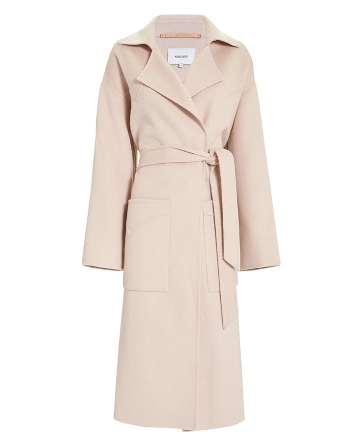 Nanushka Alamo Coat Blush S