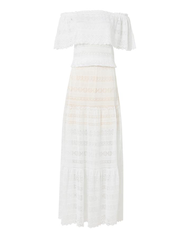 Cecilia Prado Rosalina Maxi Dress White S