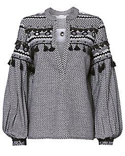 Dodo Bar Or Nathaniel Black Grommet Shirt