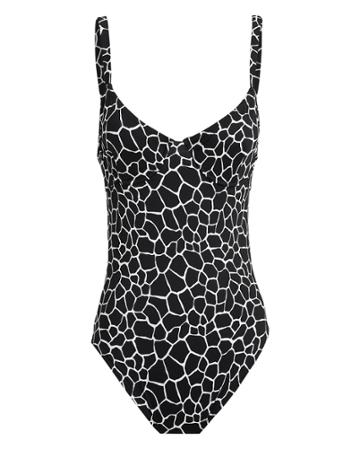 Caroline Constas Mer Mykela One Piece Swimsuit Black/white S