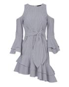 Exclusive For Intermix Ellie Cold Shoulder Asymmetric Dress
