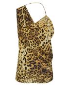 Cushnie Et Ochs Cushnie Leopard Print York Top Brown/leopard Print Zero