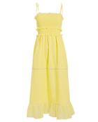 Kisuii Luna Midi Dress Yellow P