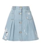 Public School Penny Denim Mini Skirt Denim-lt Zero