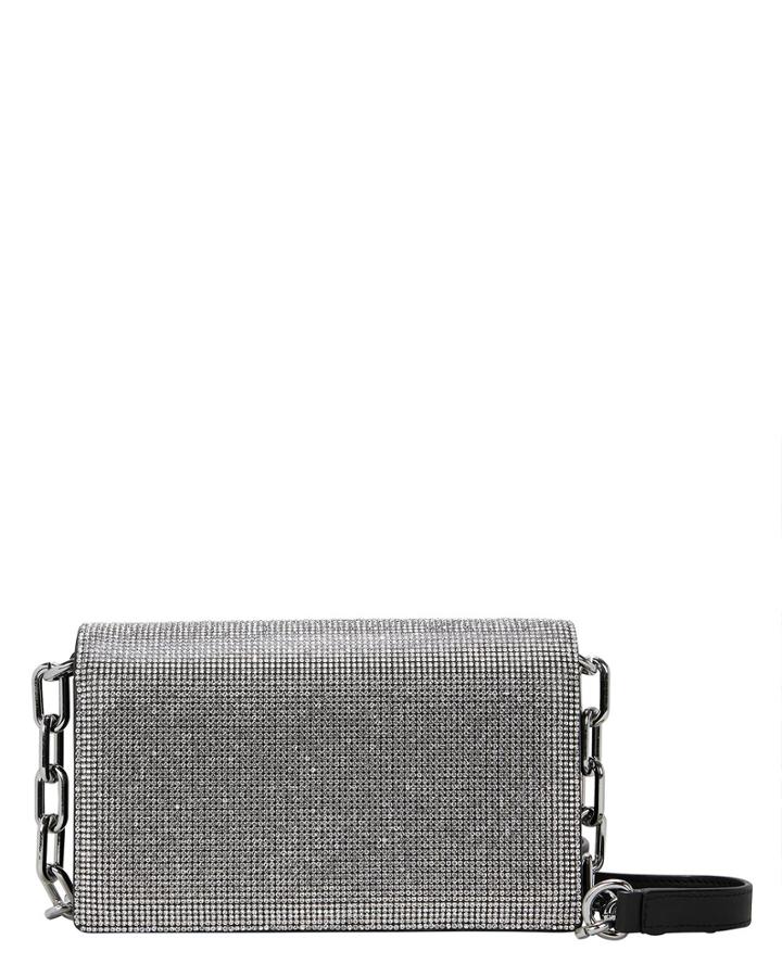 Alexander Wang Rhinestone Attica Biker Shoulder Bag Black 1size