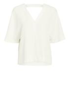Dion Lee V-neck Whitewash Top Ivory 6