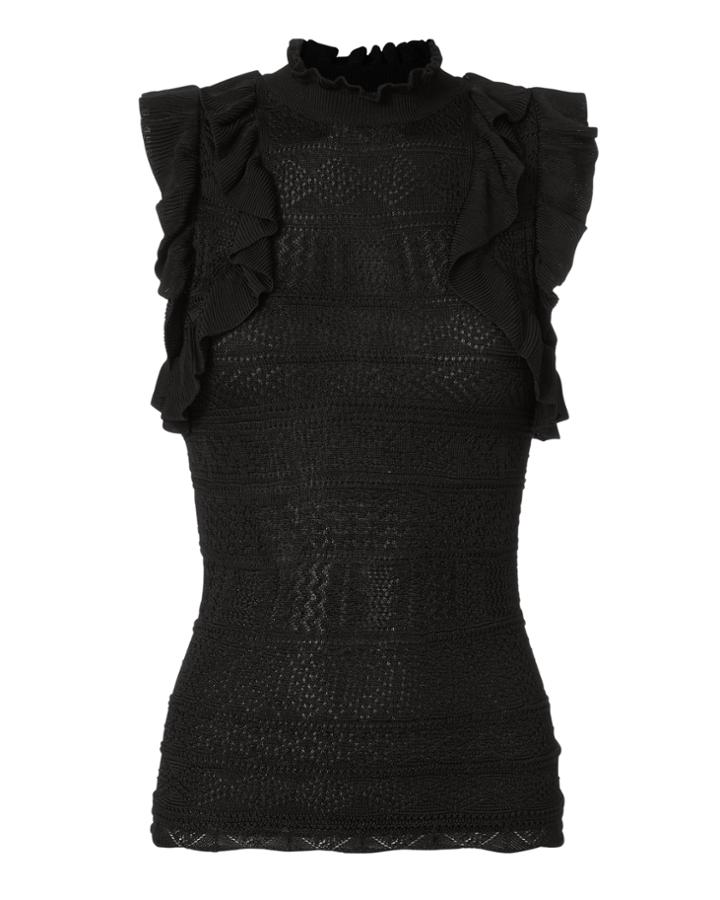 Ronny Kobo Bethanny Crochet Top