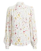Equipment Femme Marcilly Blouse White/floral P