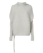 Designers Remix Ribly Lace-up Side Sweater Grey P