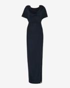 Cushnie Et Ochs Side Slit Open Back Gown