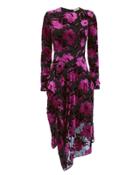 Preen By Thornton Bregazzi Alyssa Lurex Midi Dress Pri-floral S