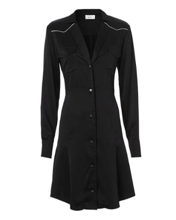 Alc A.l.c. Rora Shirtdress Black Zero