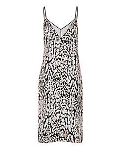 Adam Lippes Leopard Velvet Slip Dress