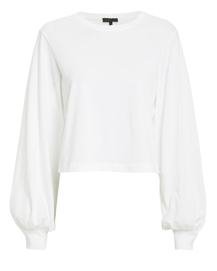 The Range Stark Volume Sleeve White Top White M