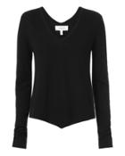 Derek Lam 10 Crosby Asymmetric Pullover Sweater Black P