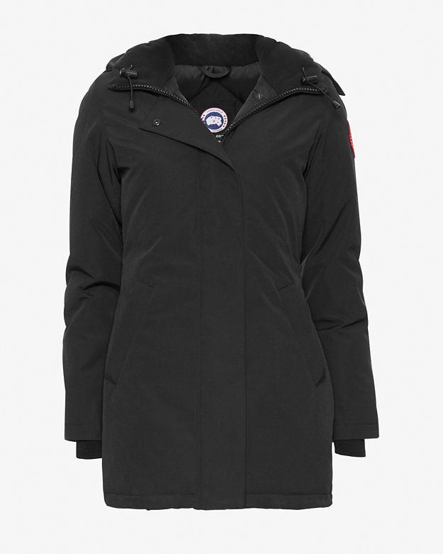 Canada Goose Victoria Fur Trim Parka: Black