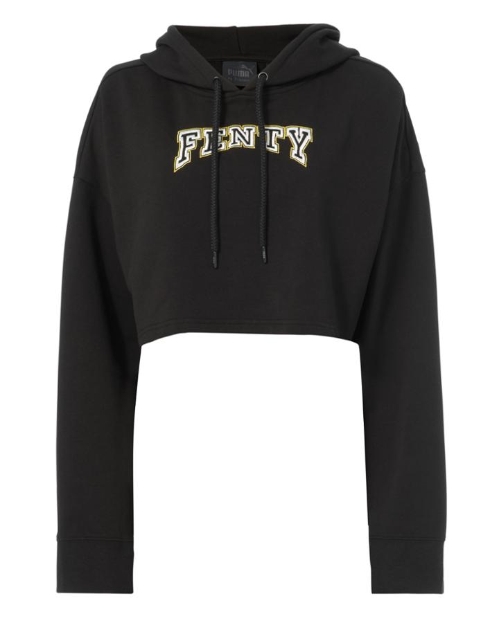 Puma X Fenty By Rihanna Logo Cropped Hoodie
