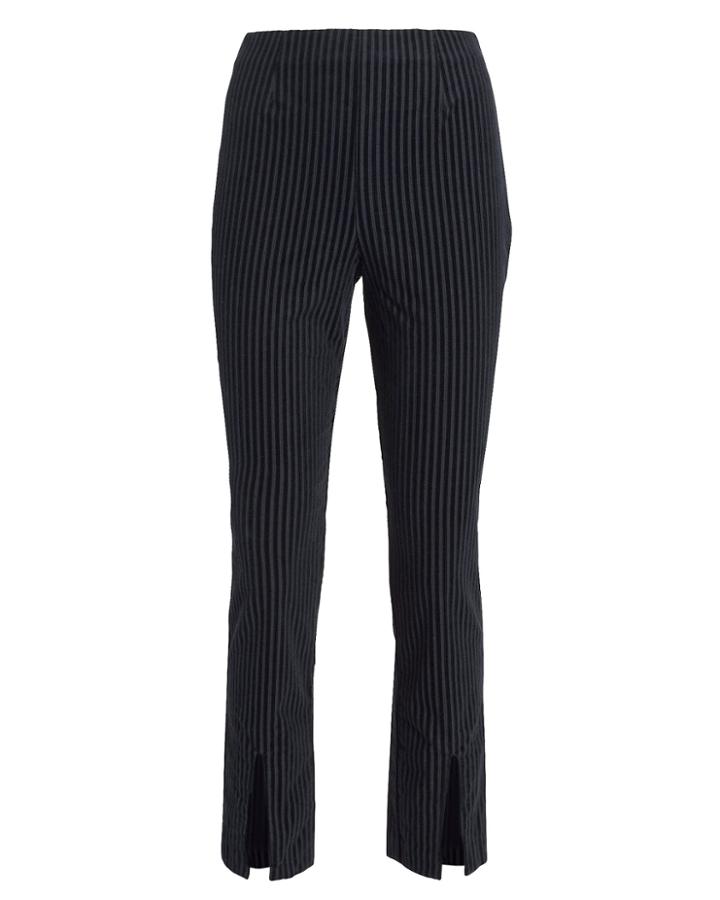 Frame Fine Variegated Slit Pants Navy Zero