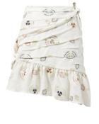 Alc A.l.c. Avalon Fela Jacquard Skirt White 4