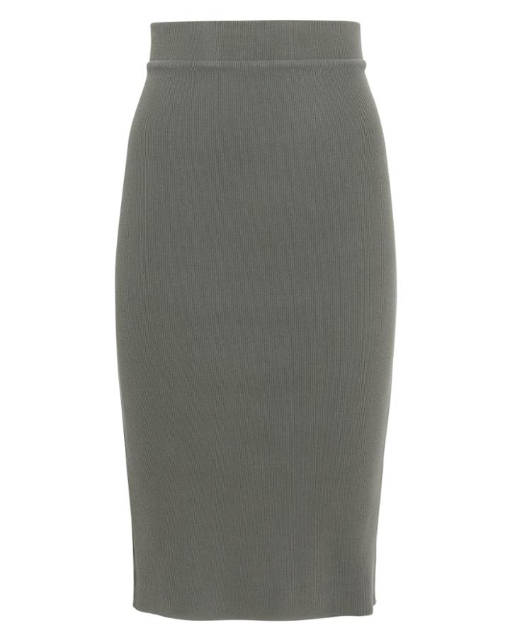 Nsf Lyla Knit Skirt Olive P