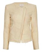 Iro Mepsie Lurex Detail Jacket: Cream