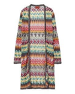 Missoni Lurex Zig Zag Knit Cardi