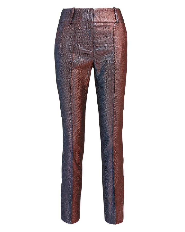 Veronica Beard Lago Skinny Trousers Pink-drk Zero