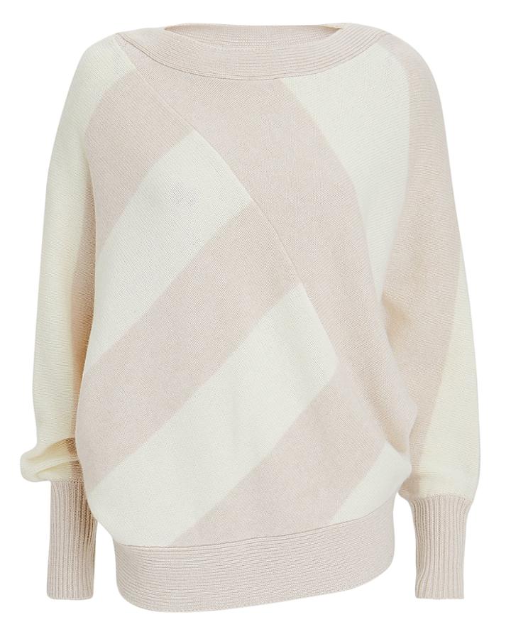 Brochu Walker Bixby Stripe Sweater Ivory/beige P