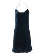 Cinq A Sept Cinq  Sept Anika Cowl Neck Mini Dress Midnight Blue 6