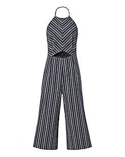 Exclusive For Intermix Elena Striped Cropped Jumpsuit