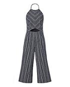 Exclusive For Intermix Elena Striped Cropped Jumpsuit