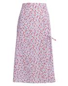 Exclusive For Intermix Intermix Gwen Printed Skirt Lilac Floral 6