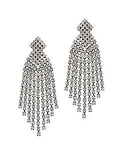 Kenneth Jay Lane Crystal Fringe Earrings