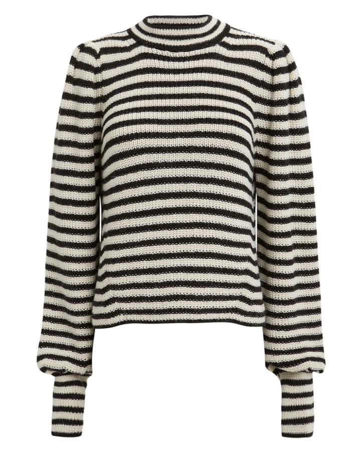 Eleven Six Mia Stripe Sweater Black/white S
