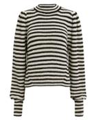 Eleven Six Mia Stripe Sweater Black/white S