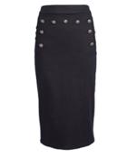 Veronica Beard Rowan Midi Skirt Denim-drk Zero