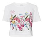 Mlm The Label Tres Floral Embroidery Tee Ivory P
