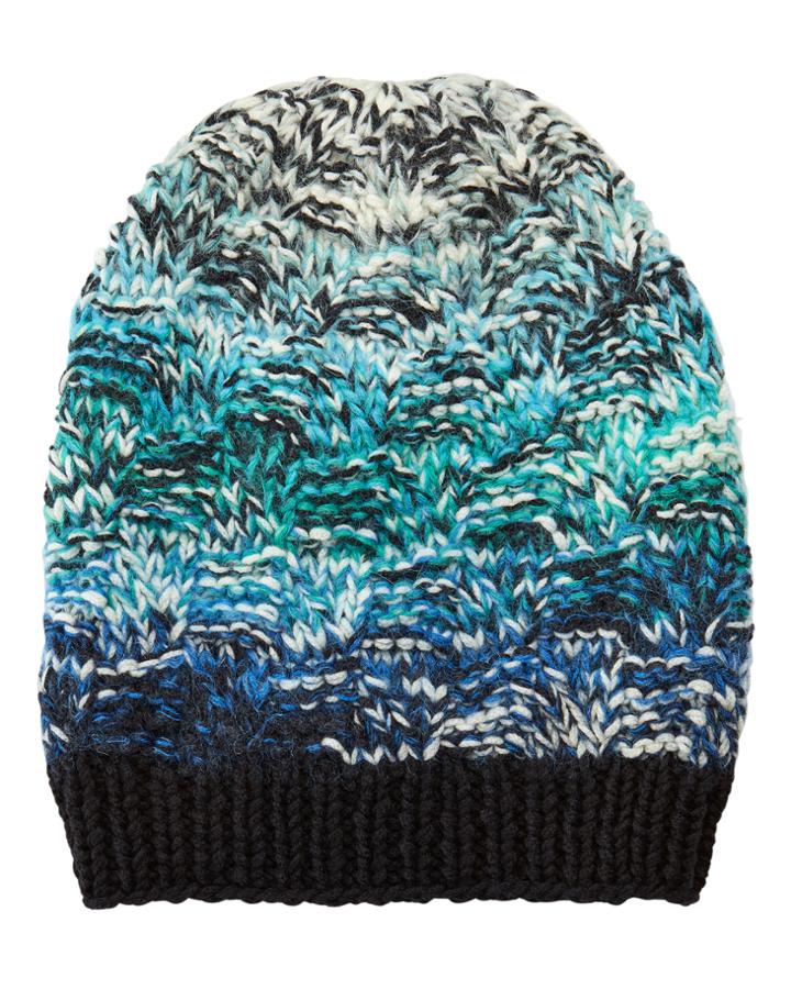 Intermix Missoni Blue Marled Knit Hat Blue 1size
