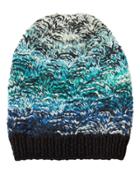 Intermix Missoni Blue Marled Knit Hat Blue 1size