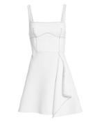 Dion Lee Bustier-look Ivory Mini Dress Ivory 8