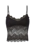 Only Hearts Lace Crop Cami Black S