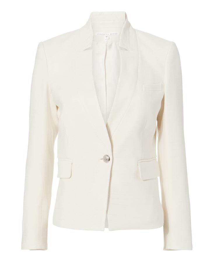 Veronica Beard Schoolboy Jacket White Zero